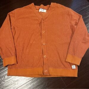 Bank’s Journal  Cozy Cabincore Men's Brown Cardigan Sweater